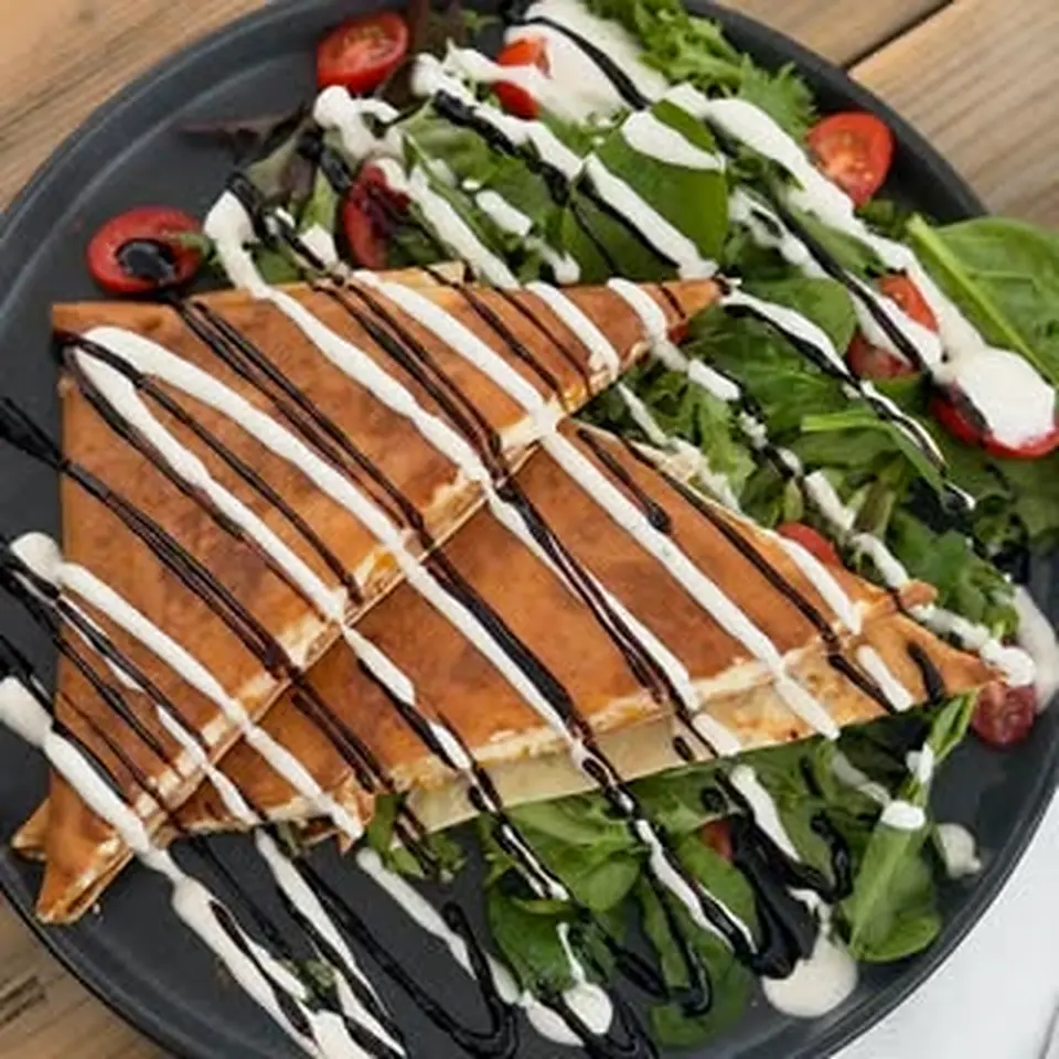 Savory crepe from Afzim Cafe